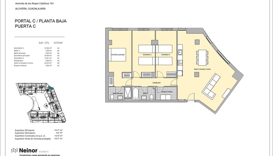 Photo 1 of Flat for sale in   Avenida Camino las Fuentes, Alovera, Guadalajara