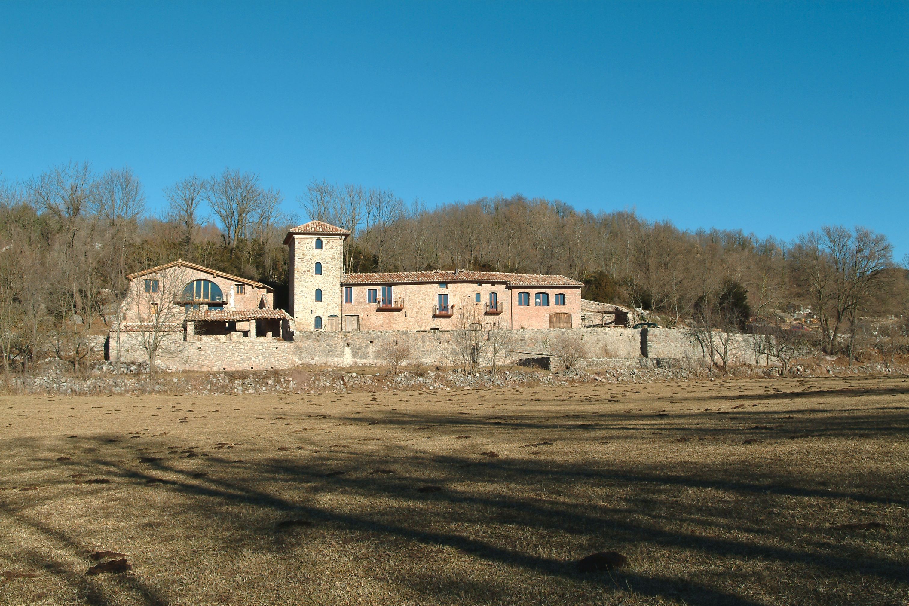 Vista exterior de Finca rústica en venda en Camprodon amb Calefacció, Jardí privat i Terrassa