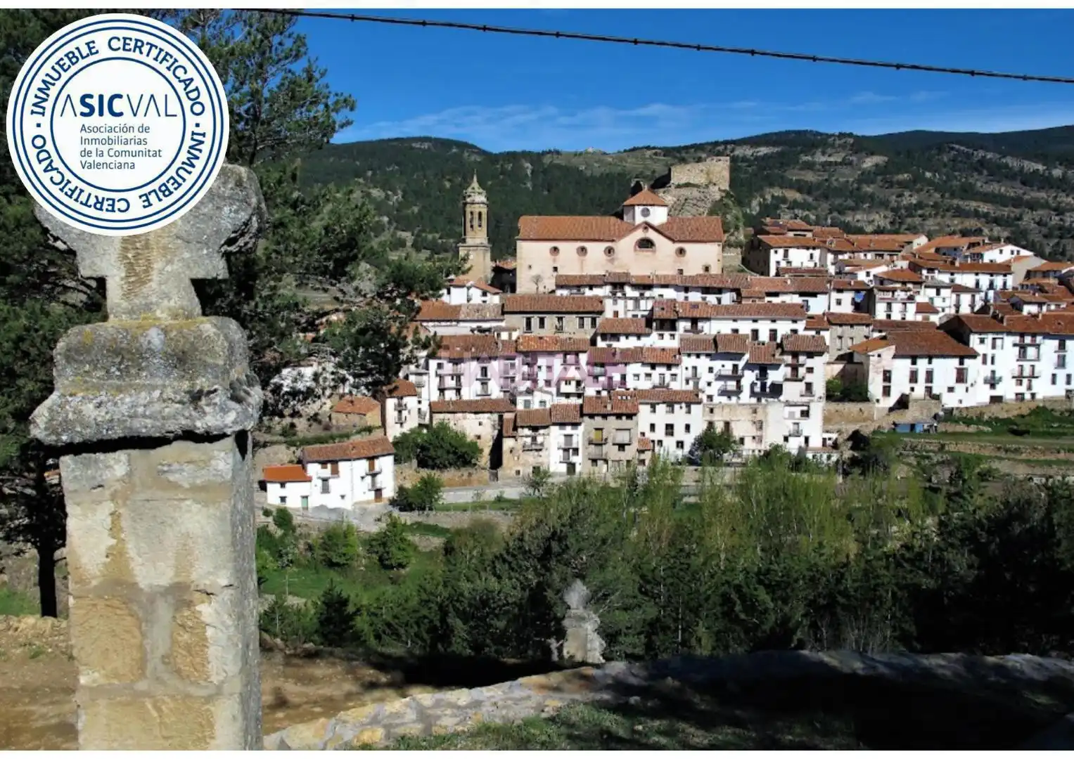 Vista exterior de Residencial en venda en Linares de Mora