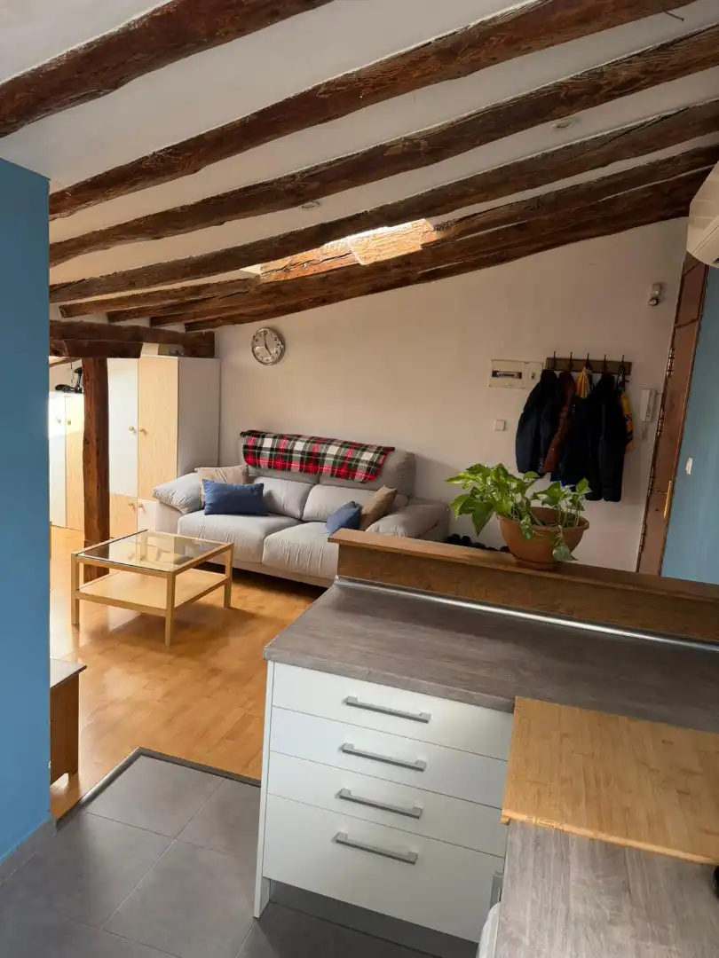 Sala de estar de Piso de alquiler en Madrid con Aire acondicionado, Calefacción y Amueblado