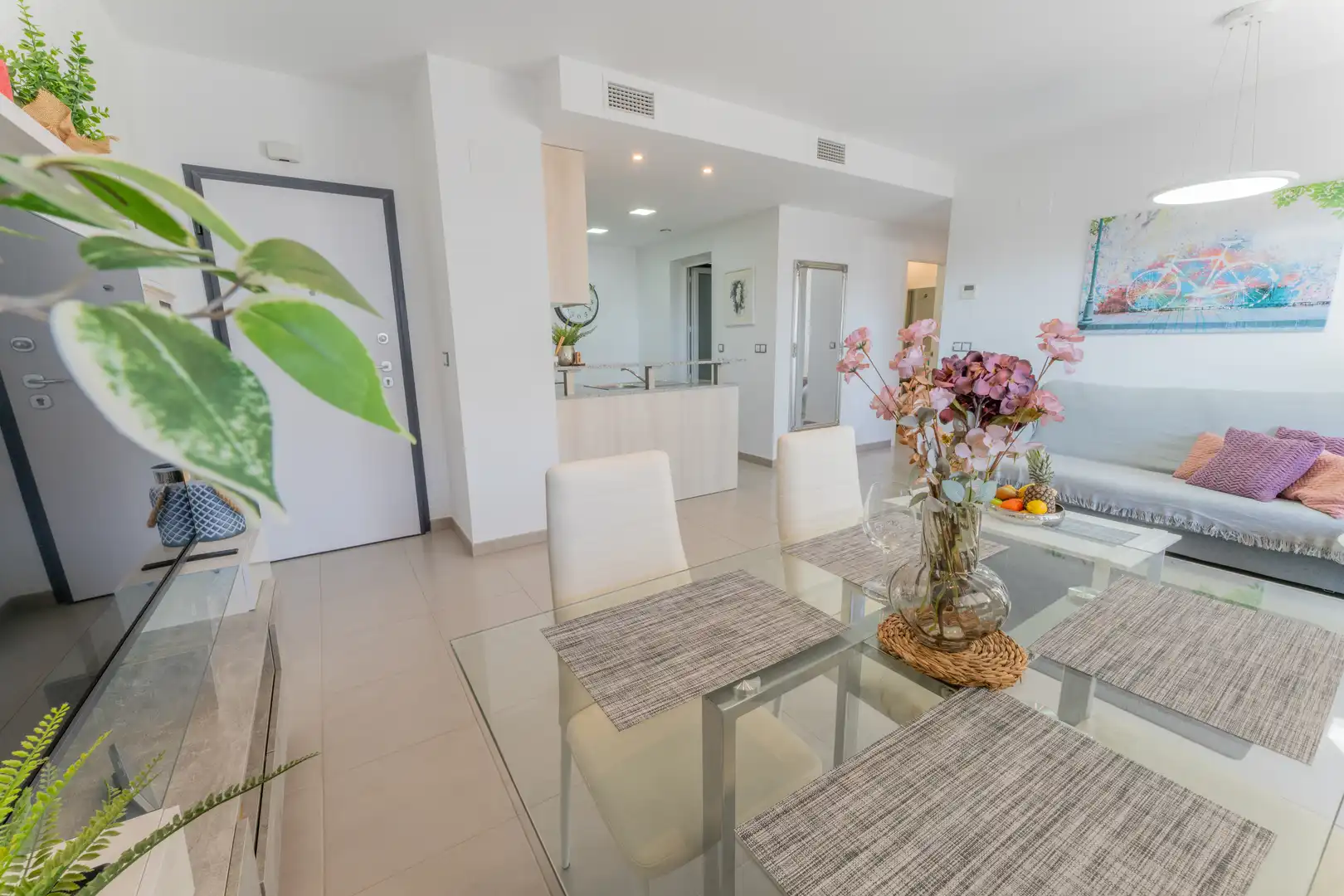 Comedor de Apartamento en venta en Elche / Elx con Calefacción, Terraza y Piscina