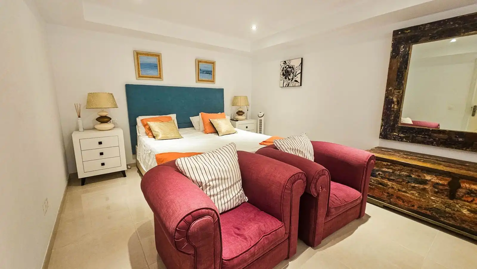 Habitación de Casa adosada en venta en Manilva con Aire acondicionado, Piscina y Amueblado
