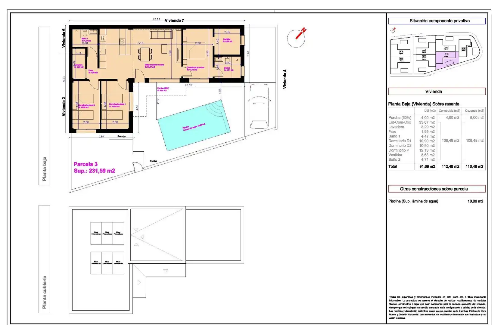 Maisonette mit Pool zum Verkauf in Daya Nueva, imagen 31