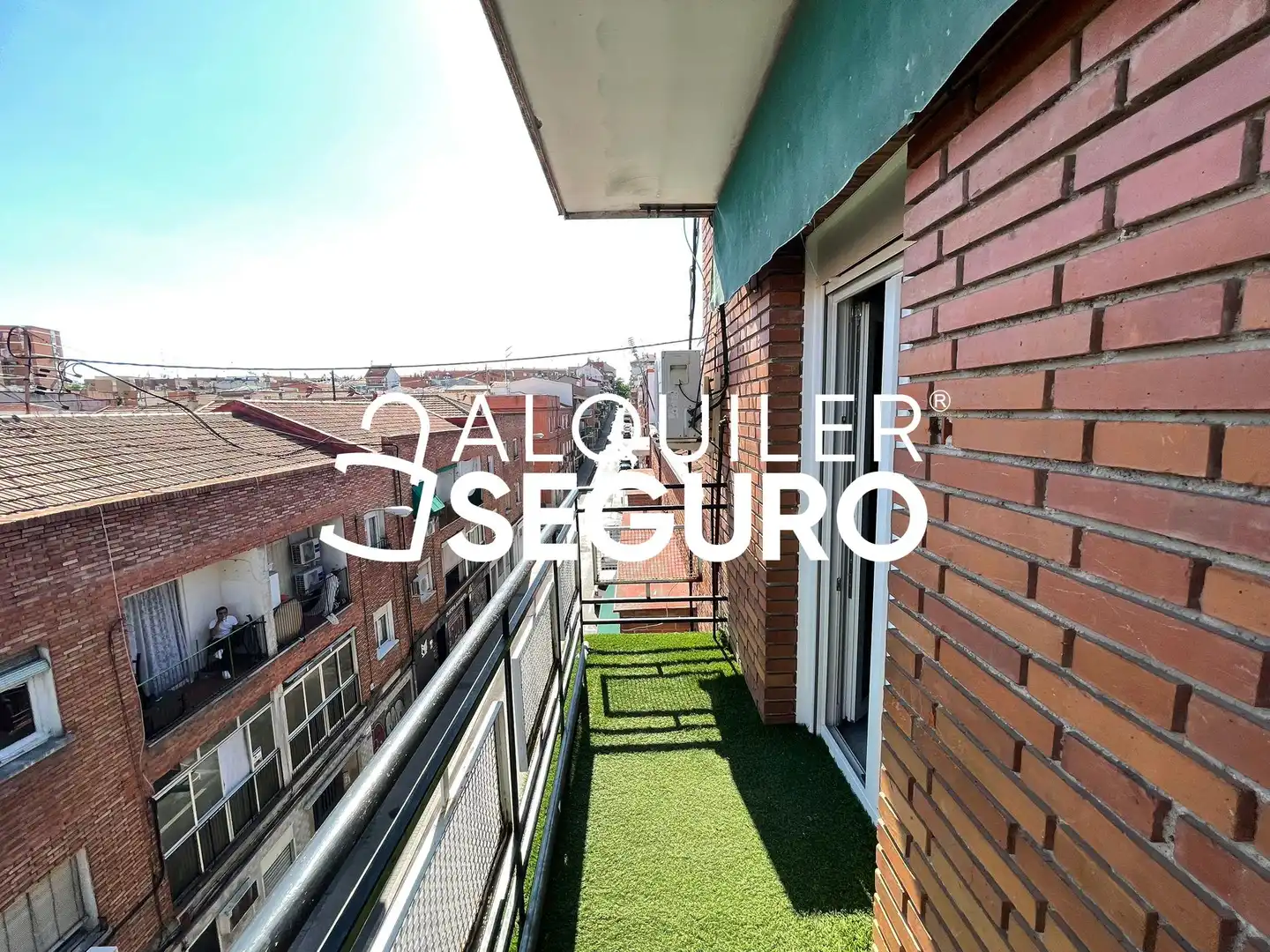 Balcony of Flat for rent in Madrid  with Air Conditioner, Heating and Terrace