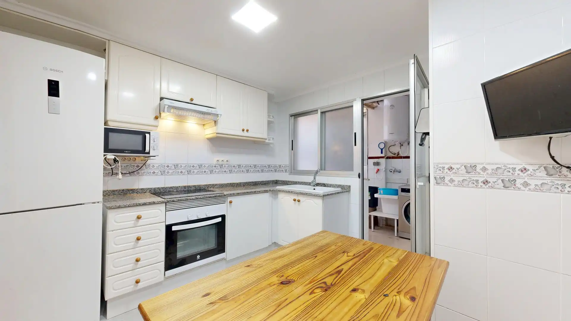 Kitchen of Flat for sale in Almussafes  with Terrace and Balcony