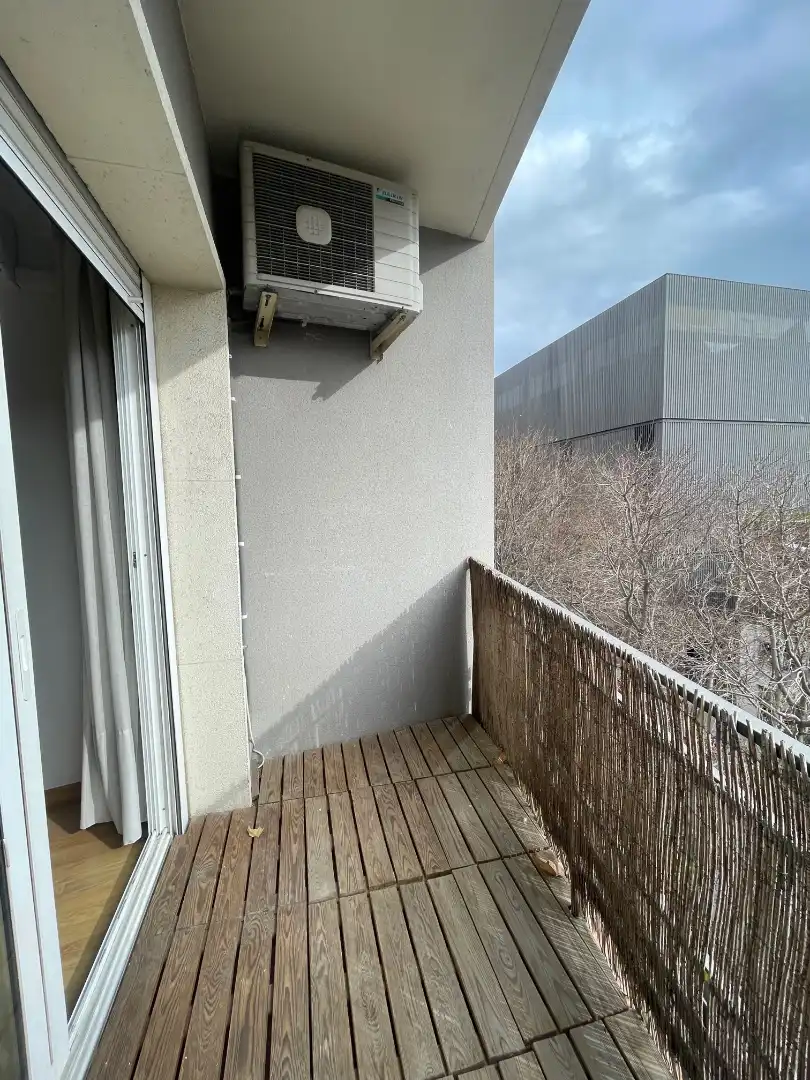 Terraza de Piso de alquiler en Barcelona con Aire acondicionado, Parquet y Balcón