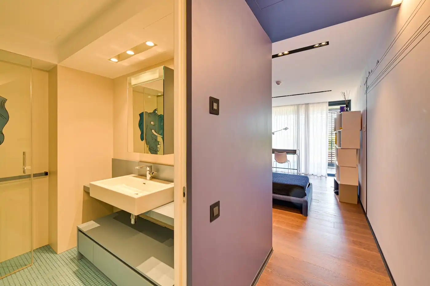 Schlafzimmer von Haus oder Chalet zum Verkauf in Lloret de Mar mit Klimaanlage, Heizung und Privatgarten