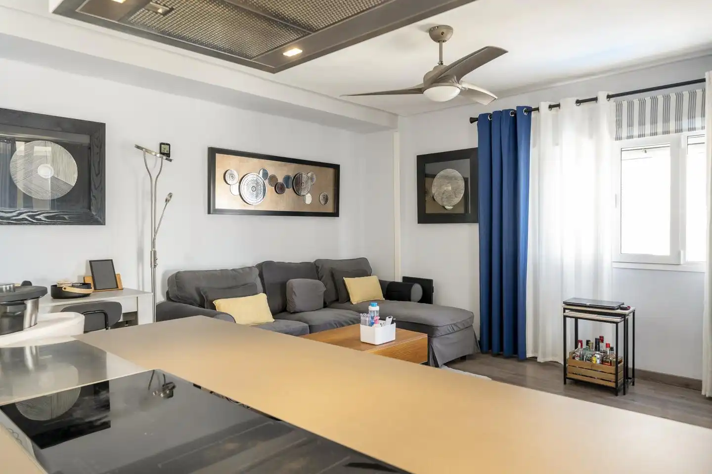 Sala de estar de Piso en venta en Benicasim / Benicàssim con Aire acondicionado, Calefacción y Terraza