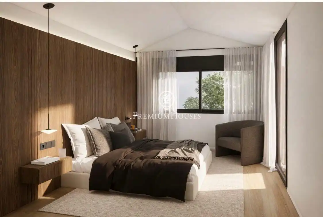 Dormitori de Casa o xalet en venda en Alella amb Aire condicionat, Jardí privat i Terrassa