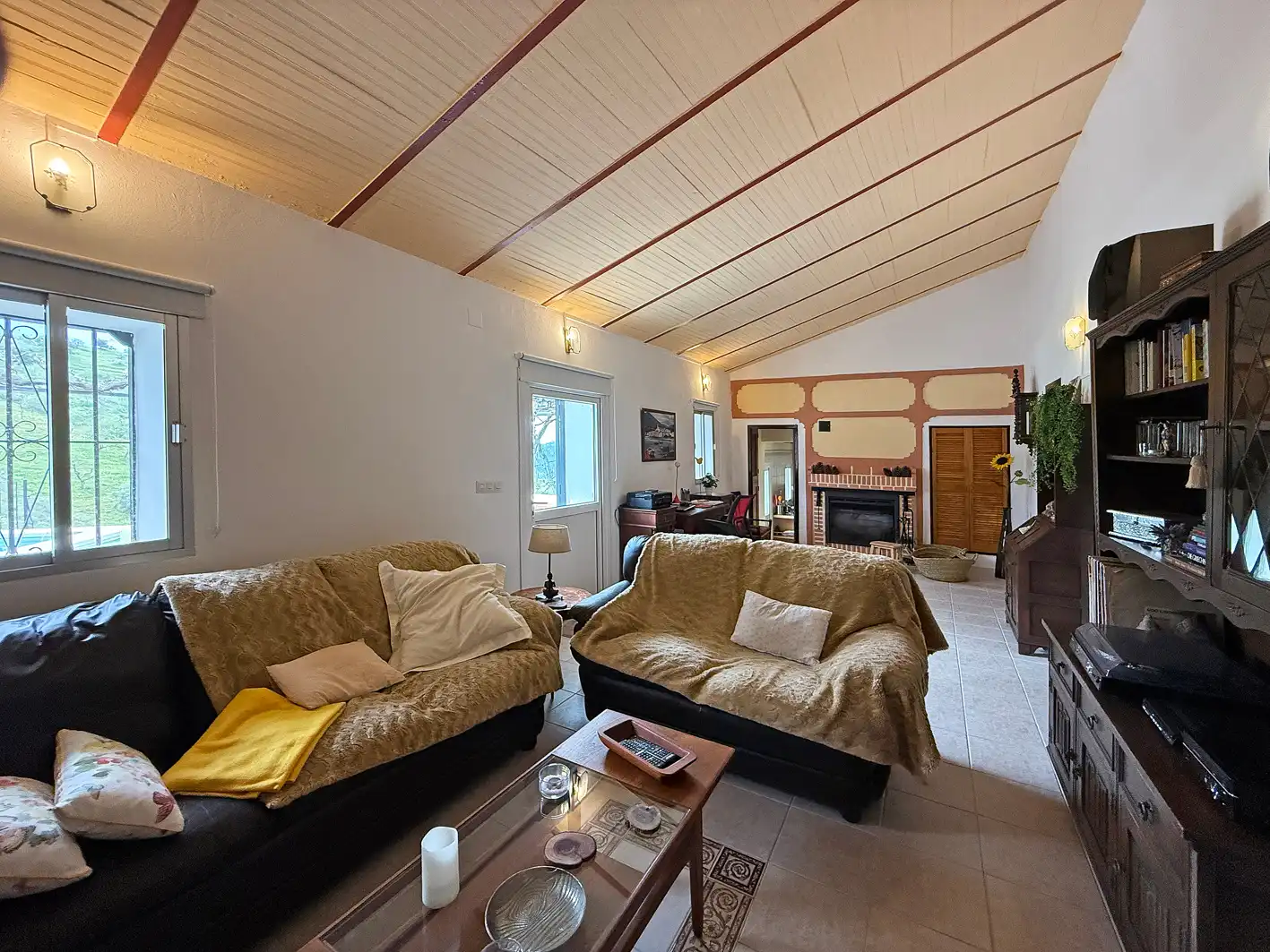 Sala de estar de Casa o chalet en venta en Casabermeja con Aire acondicionado, Terraza y Trastero