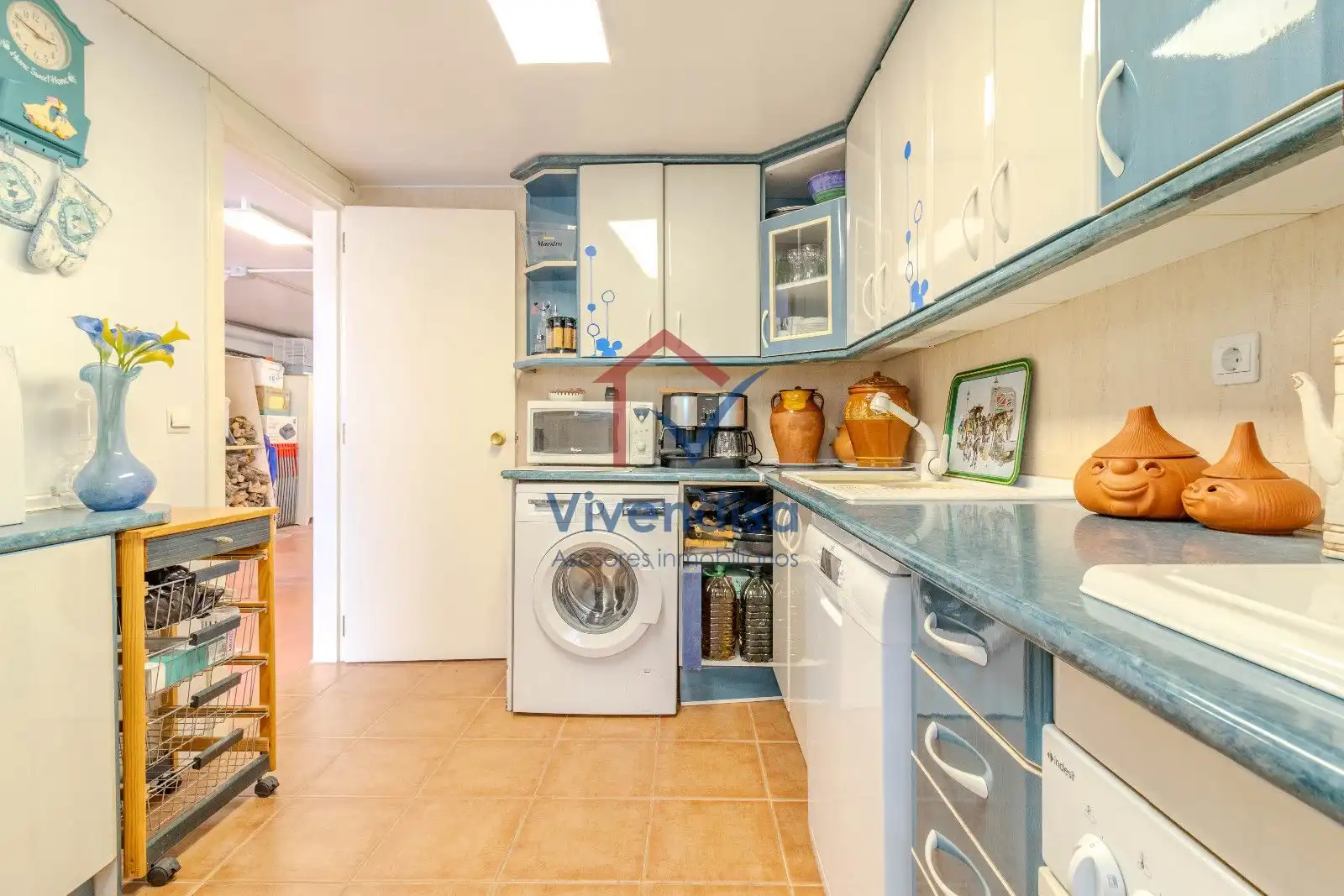 Cocina de Casa adosada en venta en Cabanillas del Campo con Terraza y Piscina