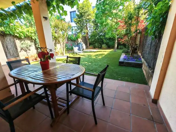 Terraza de Casa adosada en venta en Lliçà d'Amunt con Aire acondicionado, Calefacción y Jardín privado