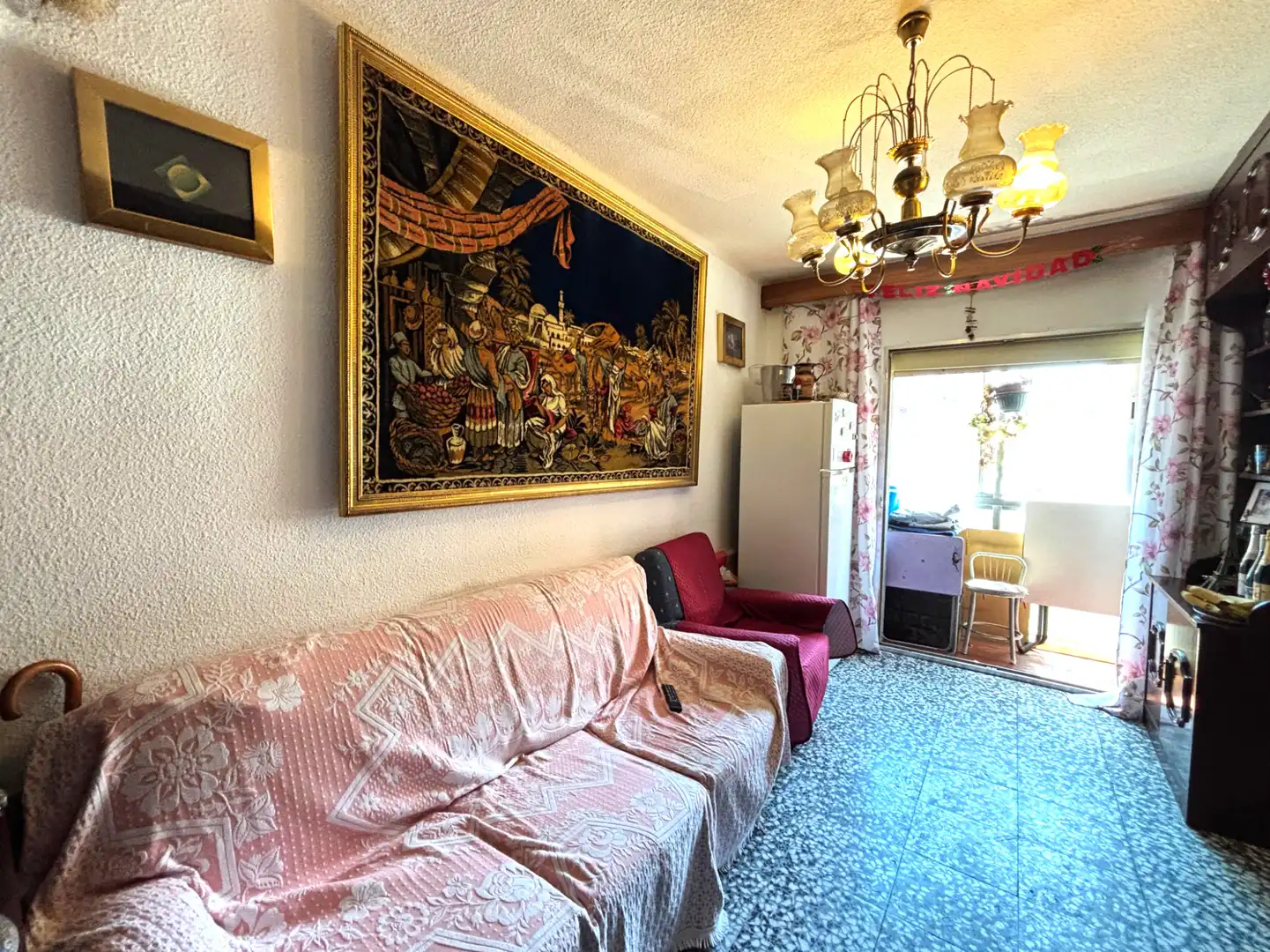 Sala de estar de Piso en venta en Madrid con Calefacción, Amueblado y Horno