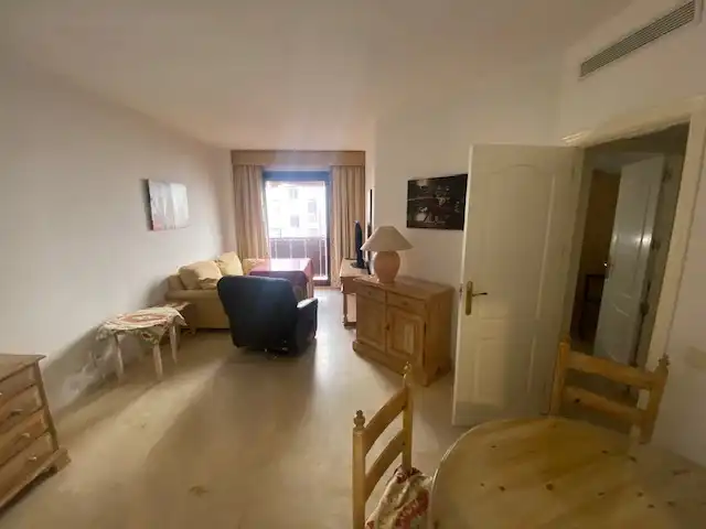 Sala d'estar de Apartament de lloguer en Sevilla amb Aire condicionat, Moblat i Forn