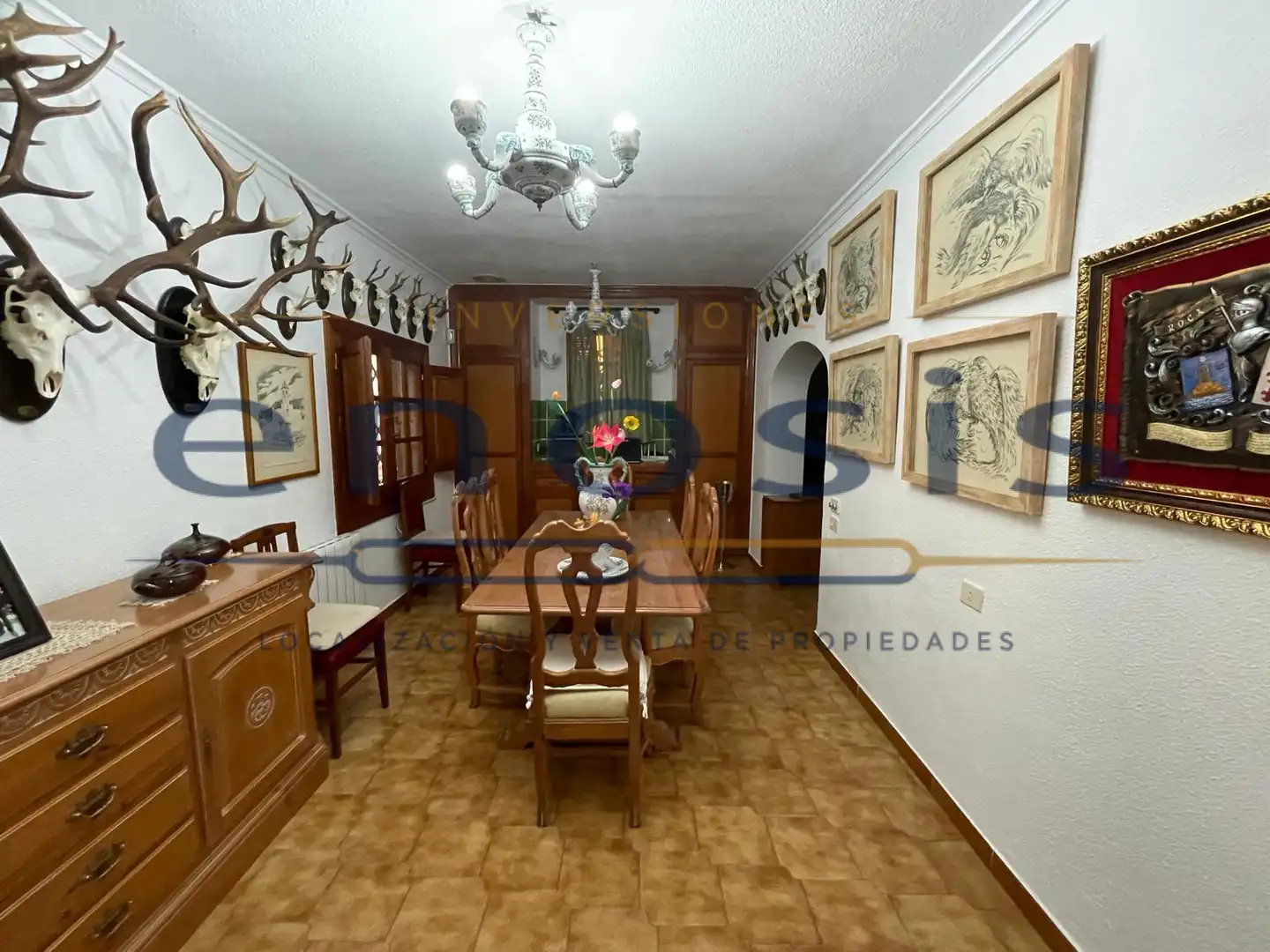 Comedor de Finca rústica en venta en Torre-Pacheco con Jardín privado, Terraza y Piscina