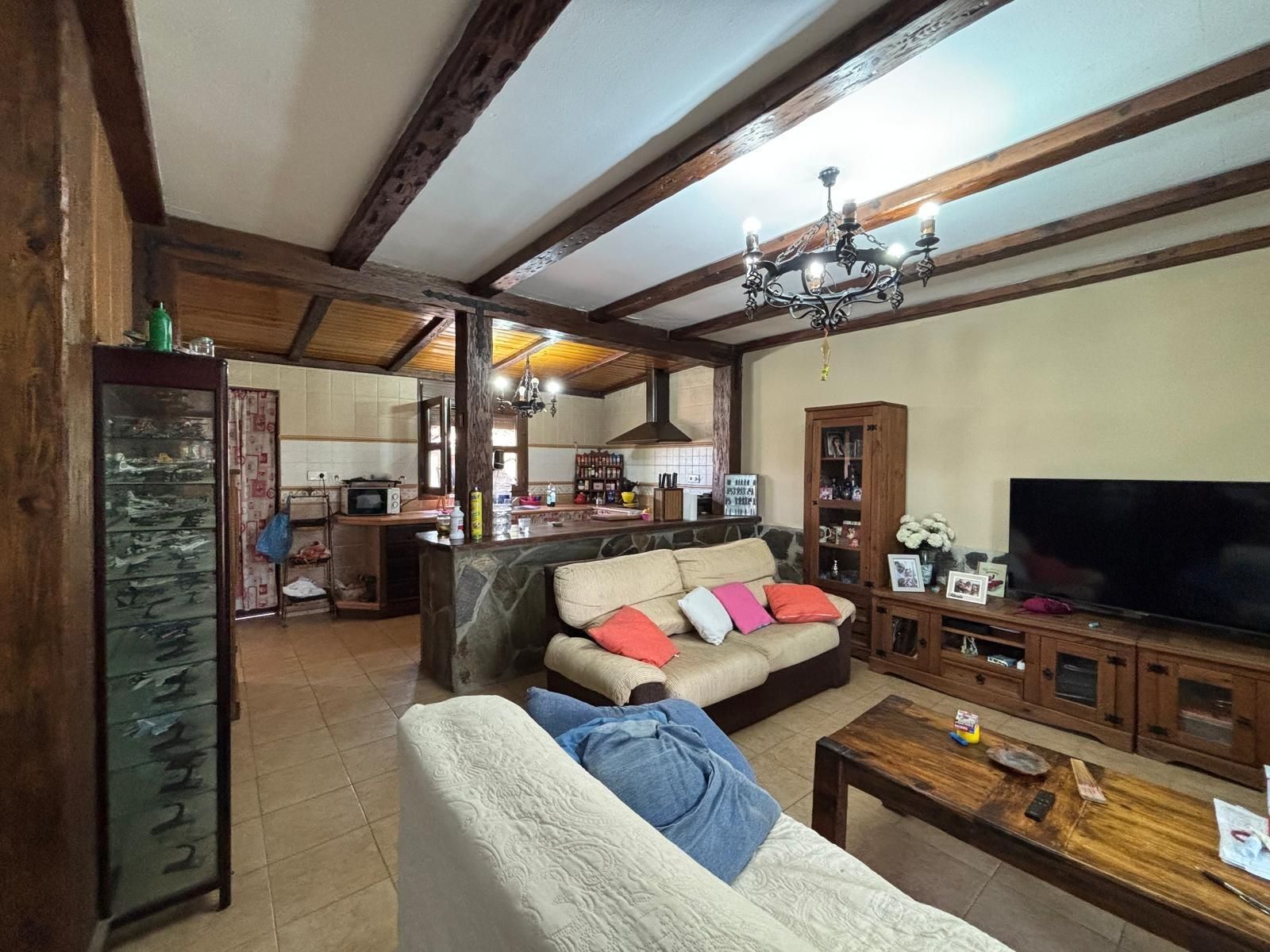 Sala d'estar de Casa o xalet en venda en Chiclana de la Frontera amb Jardí privat i Traster