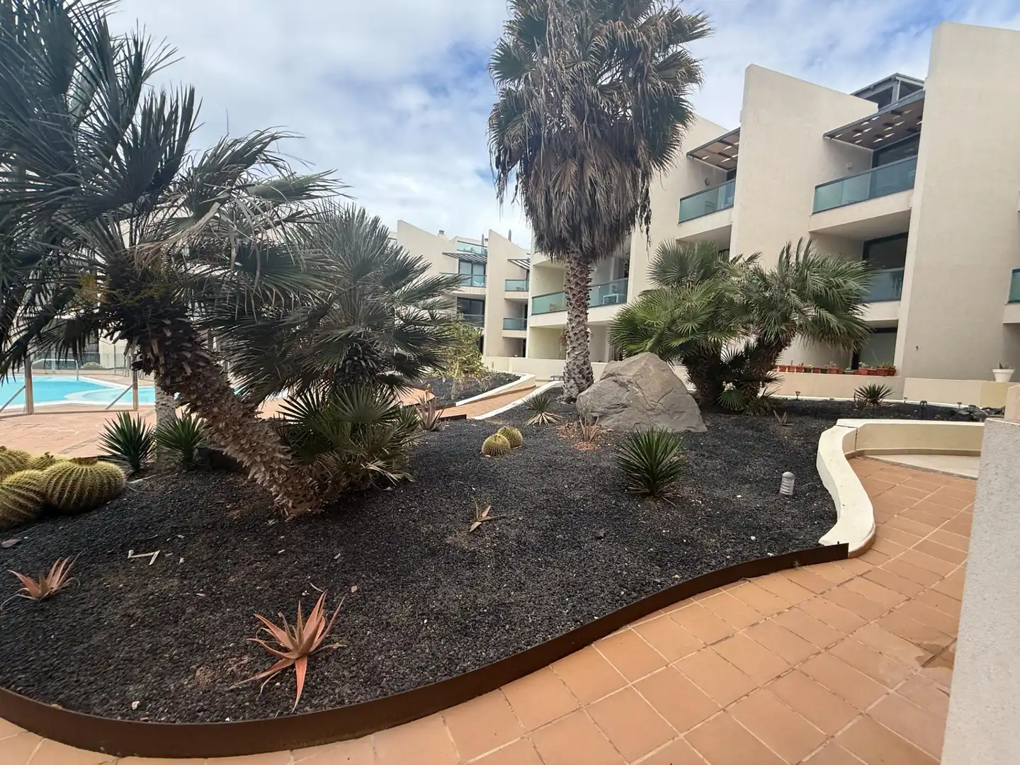 Terrassa de Apartament en venda en La Oliva amb Terrassa, Balcó i Piscina comunitària