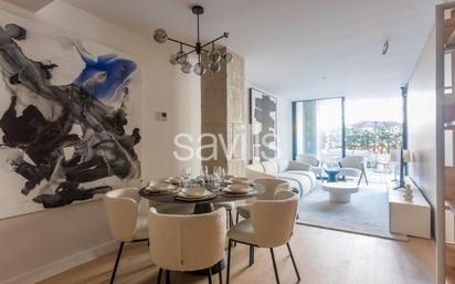 Living room of Apartment for sale in  Barcelona Capital  with Air Conditioner and Terrace