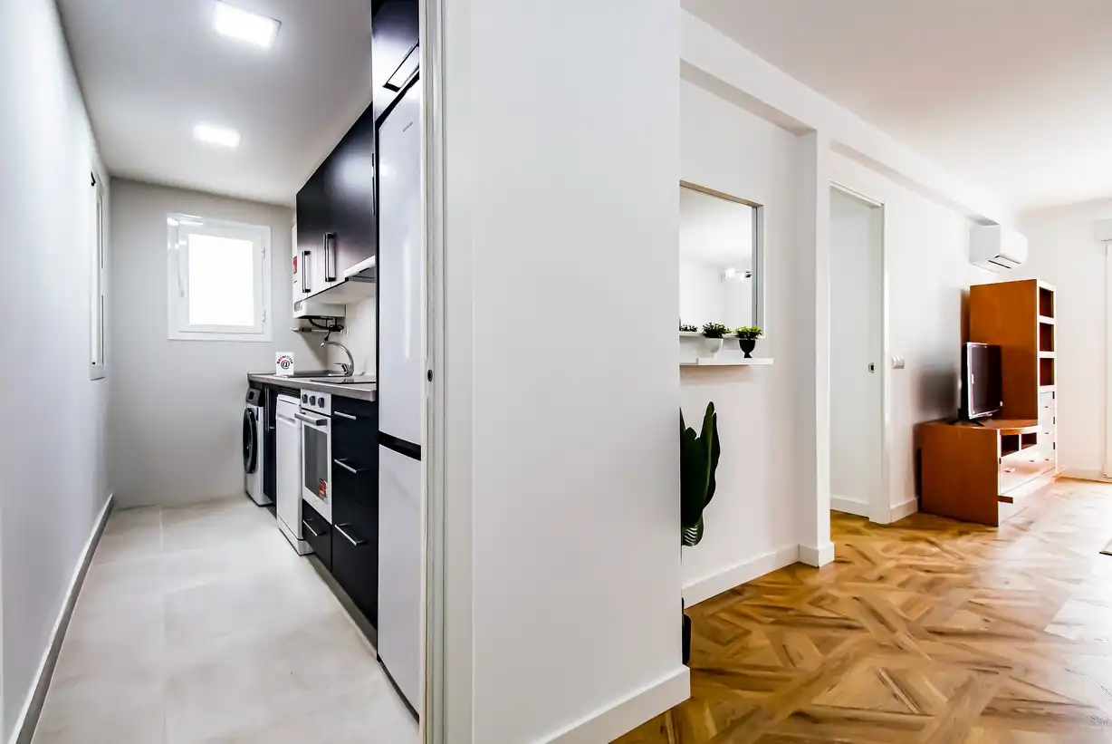 Kitchen of Flat for sale in Madrid  with Air Conditioner, Heating and Terrace