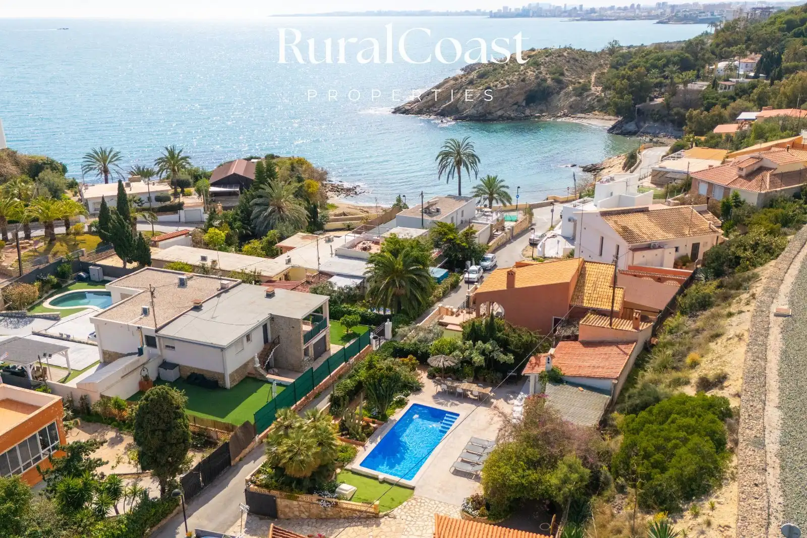 Exterior view of Detached homes for sale in El Campello  with Air Conditioner, Heating and Terrace