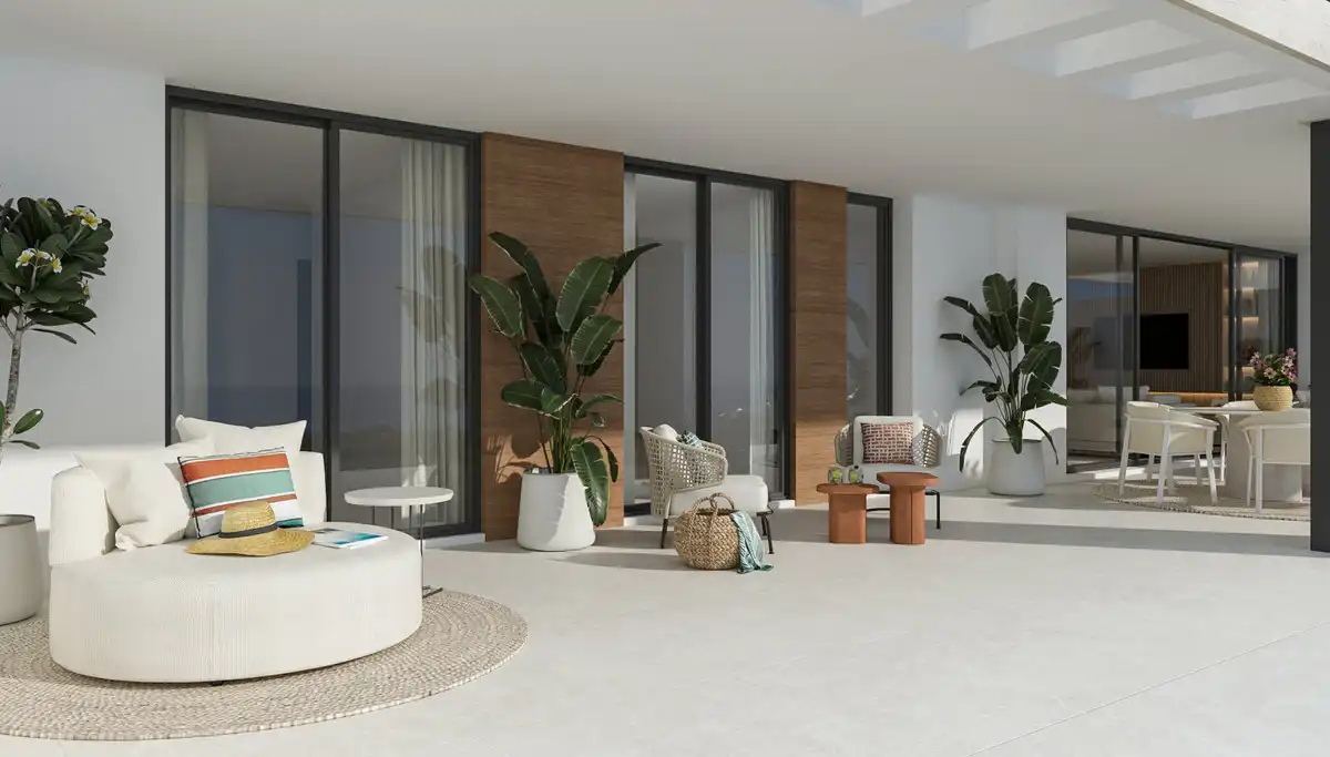 Terraza de Planta baja en venta en Marbella con Aire acondicionado, Jardín privado y Terraza