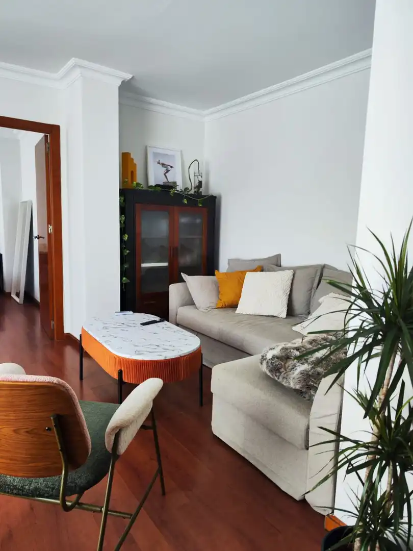 Sala de estar de Ático de alquiler en Huelva con Terraza y Amueblado