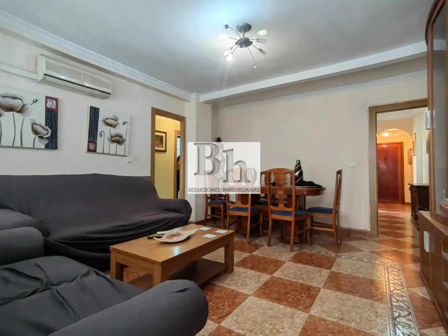 Sala de estar de Piso en venta en Málaga con Aire acondicionado y Terraza