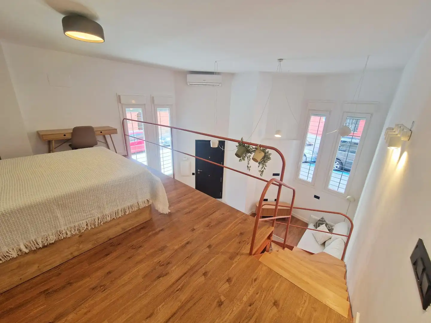 Bedroom of Apartments for rent in Málaga  with Air Conditioner and Heating