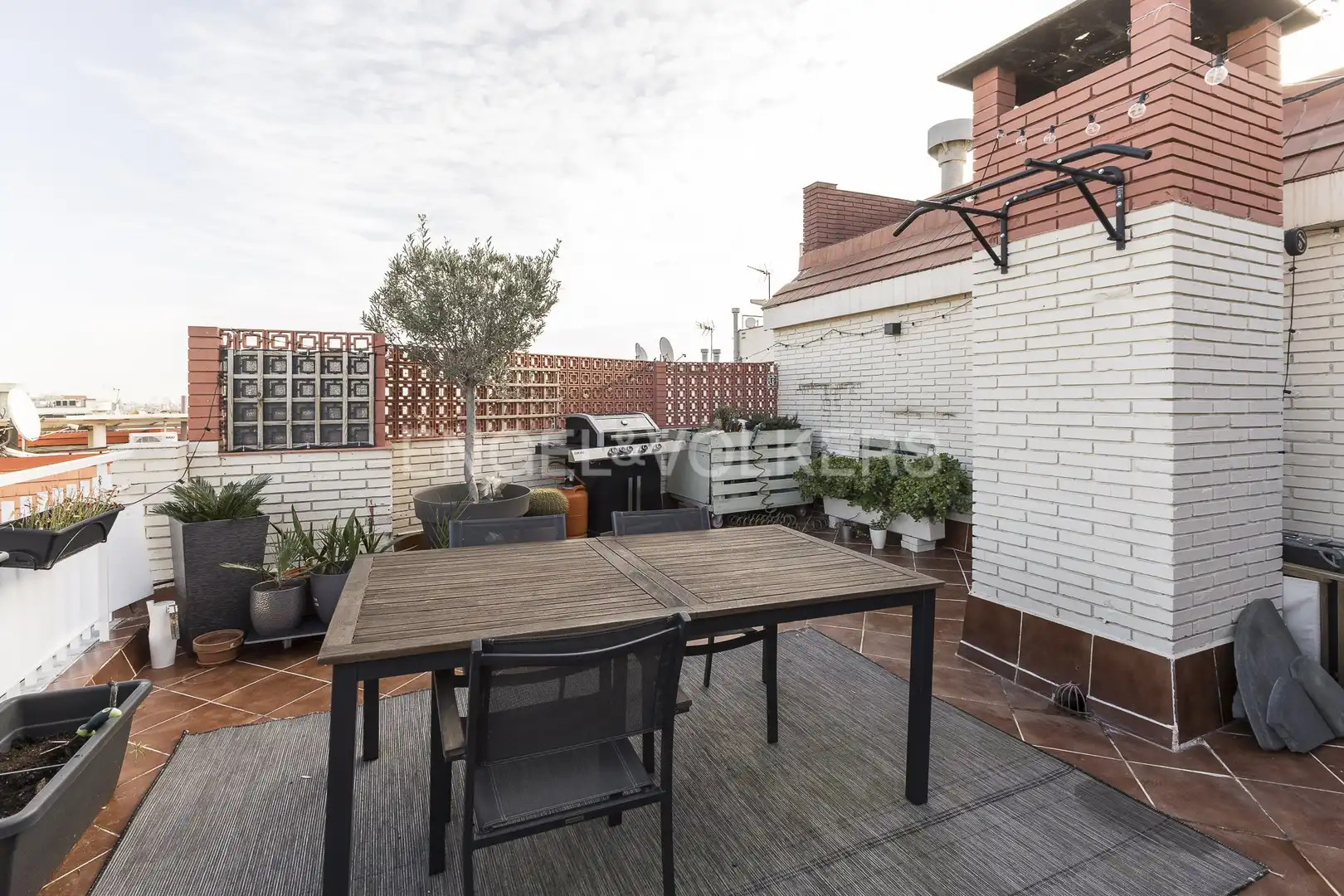 Terraza de Ático de alquiler en Eixample