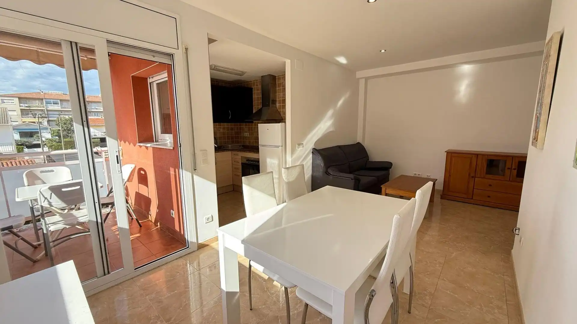 Sala de estar de Apartamento en venta en El Vendrell con Aire acondicionado, Terraza y Amueblado