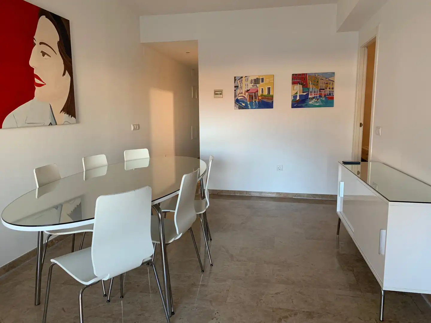 Dining room of Apartments for rent in Dénia  with Air Conditioner, Terrace and Furnished