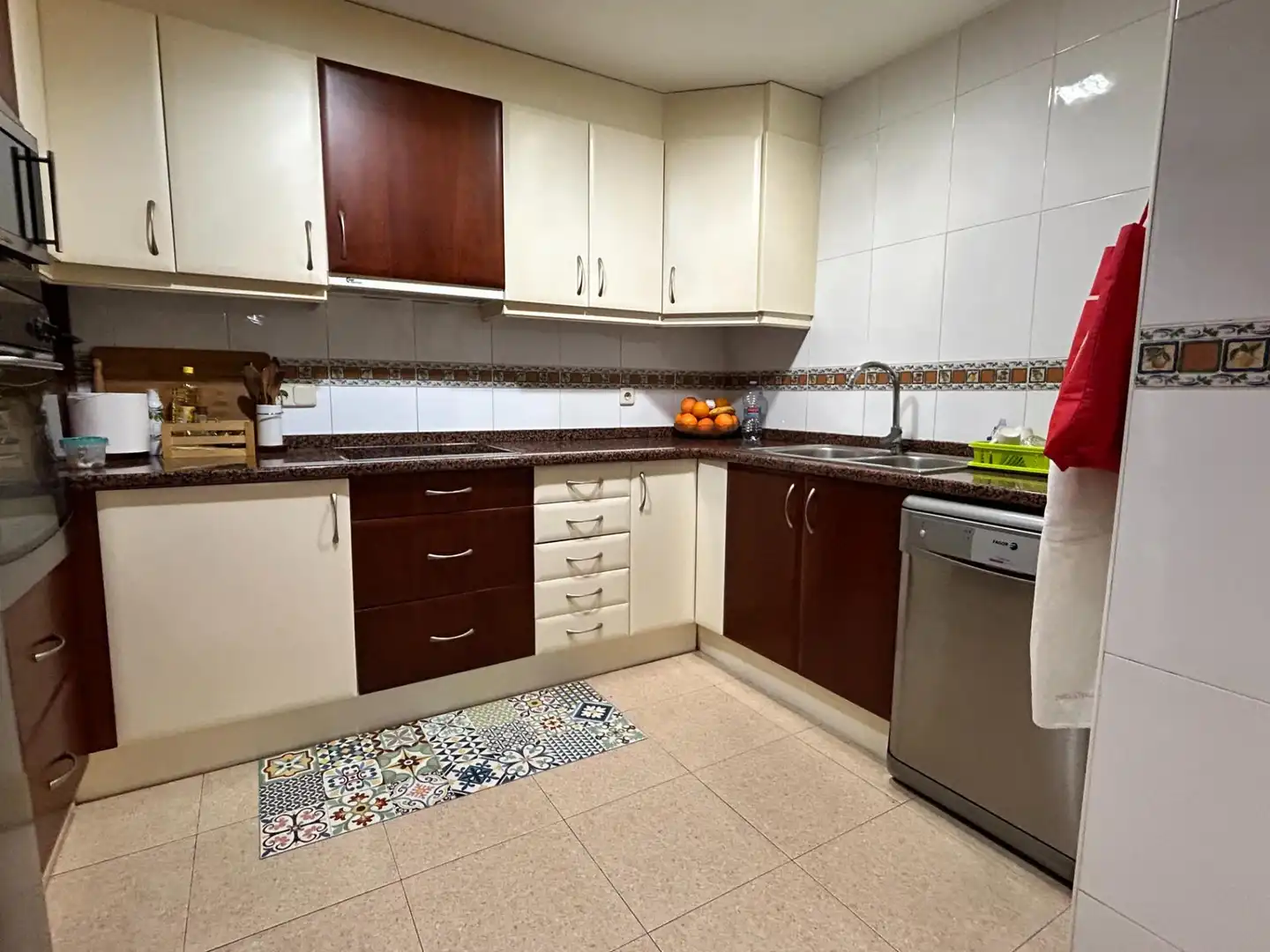Kitchen of Flat for sale in Gandia  with Air Conditioner, Heating and Terrace
