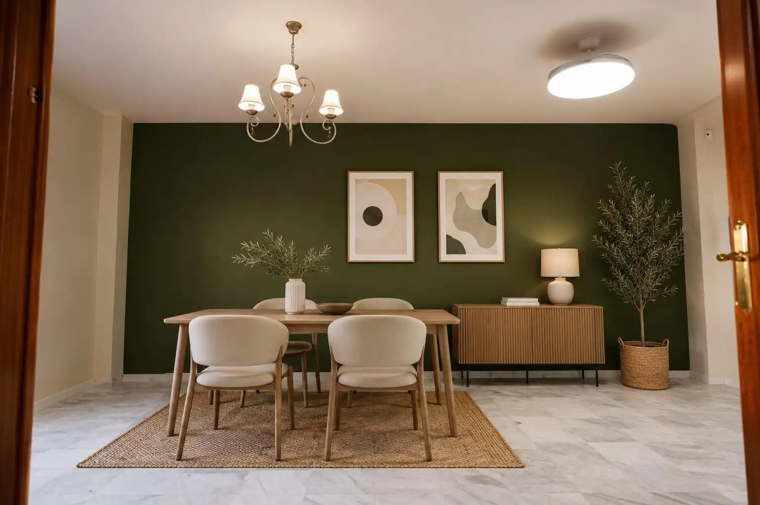 Esszimmer von Dachboden zum Verkauf in Pilas mit Klimaanlage und Terrasse