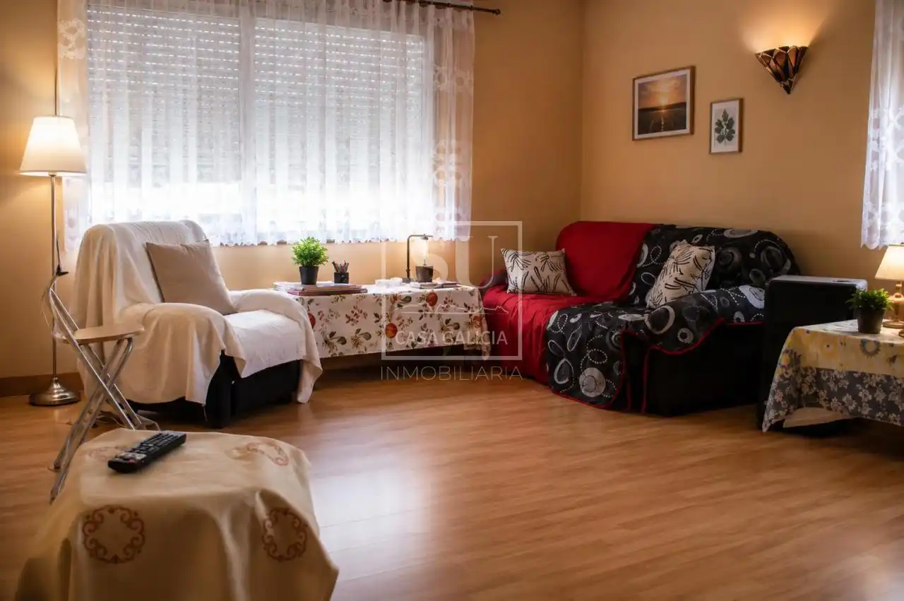 Living room of Houses for sale in Baiona  with Heating, Private garden and Terrace