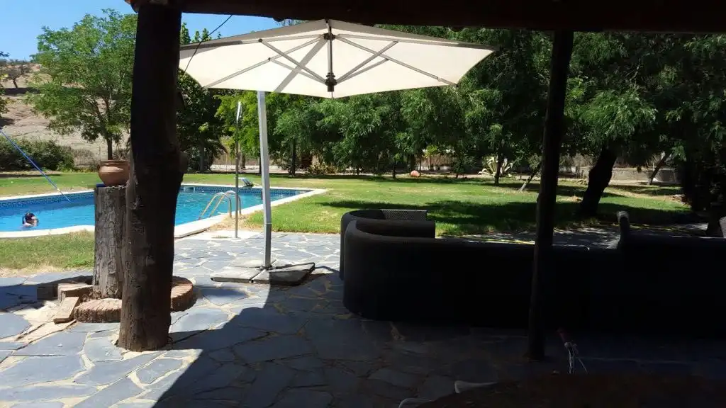 Jardín de Finca rústica en venta en Aracena con Aire acondicionado, Jardín privado y Parquet