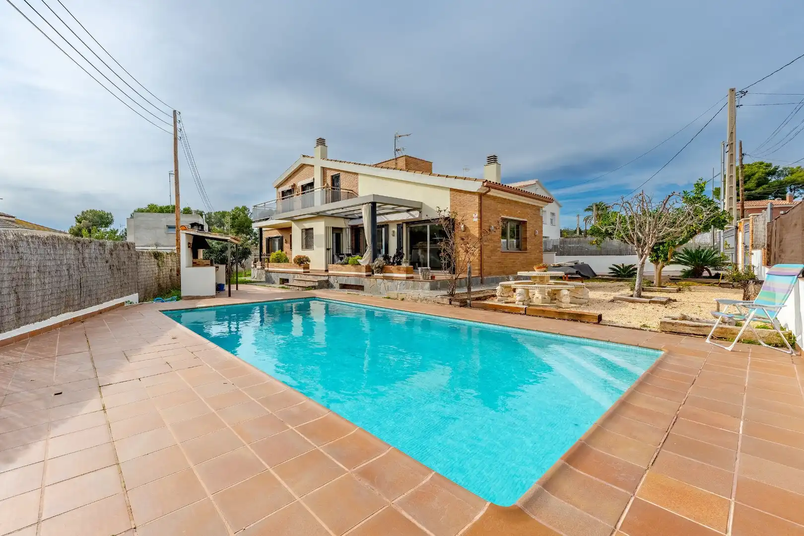 Piscina de Casa o xalet en venda en Calafell amb Calefacció, Jardí privat i Terrassa
