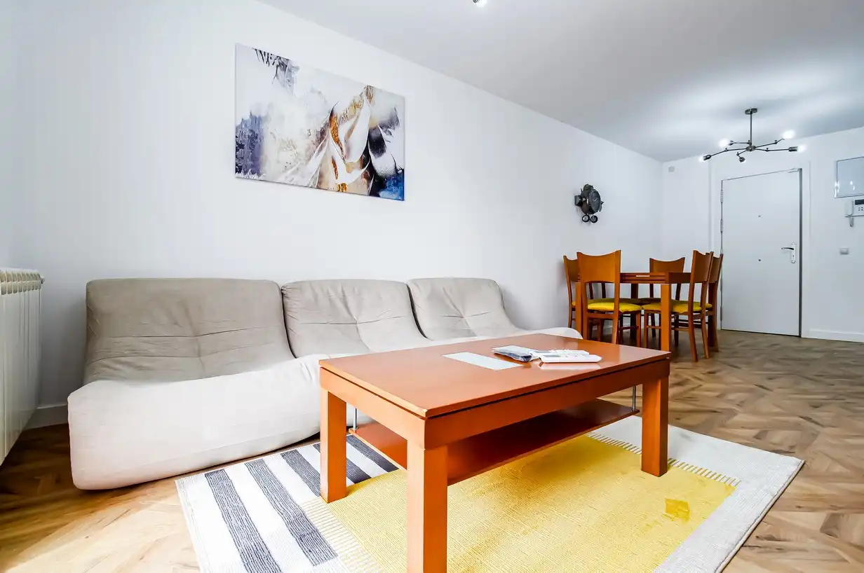 Living room of Flat for sale in  Madrid Capital  with Air Conditioner, Heating and Terrace