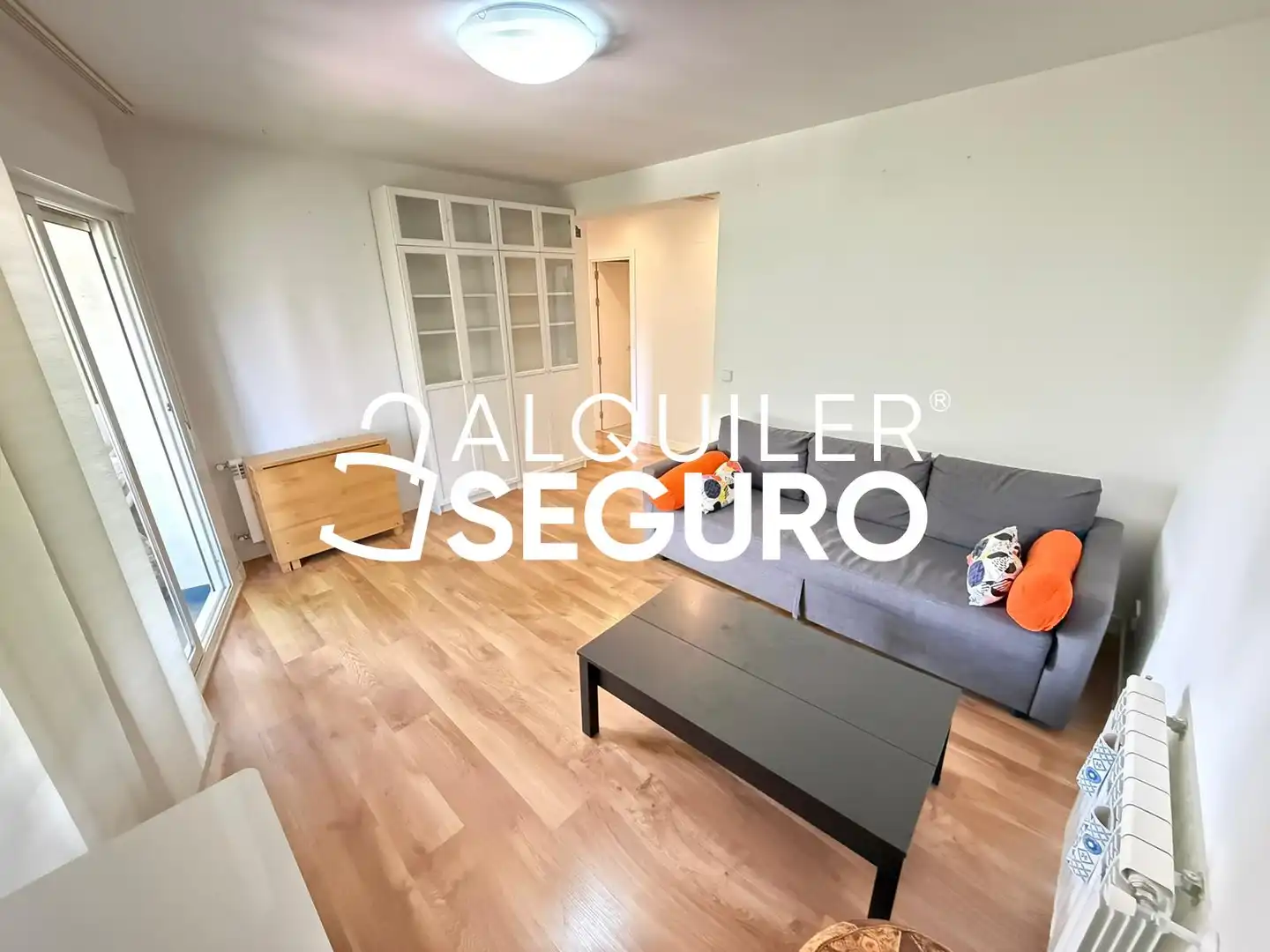 Sala d'estar de Pis de lloguer en Madrid amb Aire condicionat, Calefacció i Terrassa