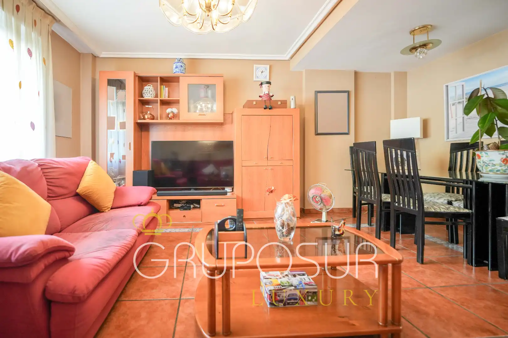 Sala de estar de Casa adosada en venta en La Flecha - Monasterio del Prado