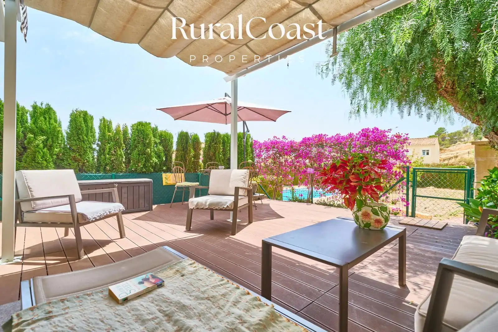 Terraza de Casa adosada en venta en Aigües con Aire acondicionado, Calefacción y Jardín privado