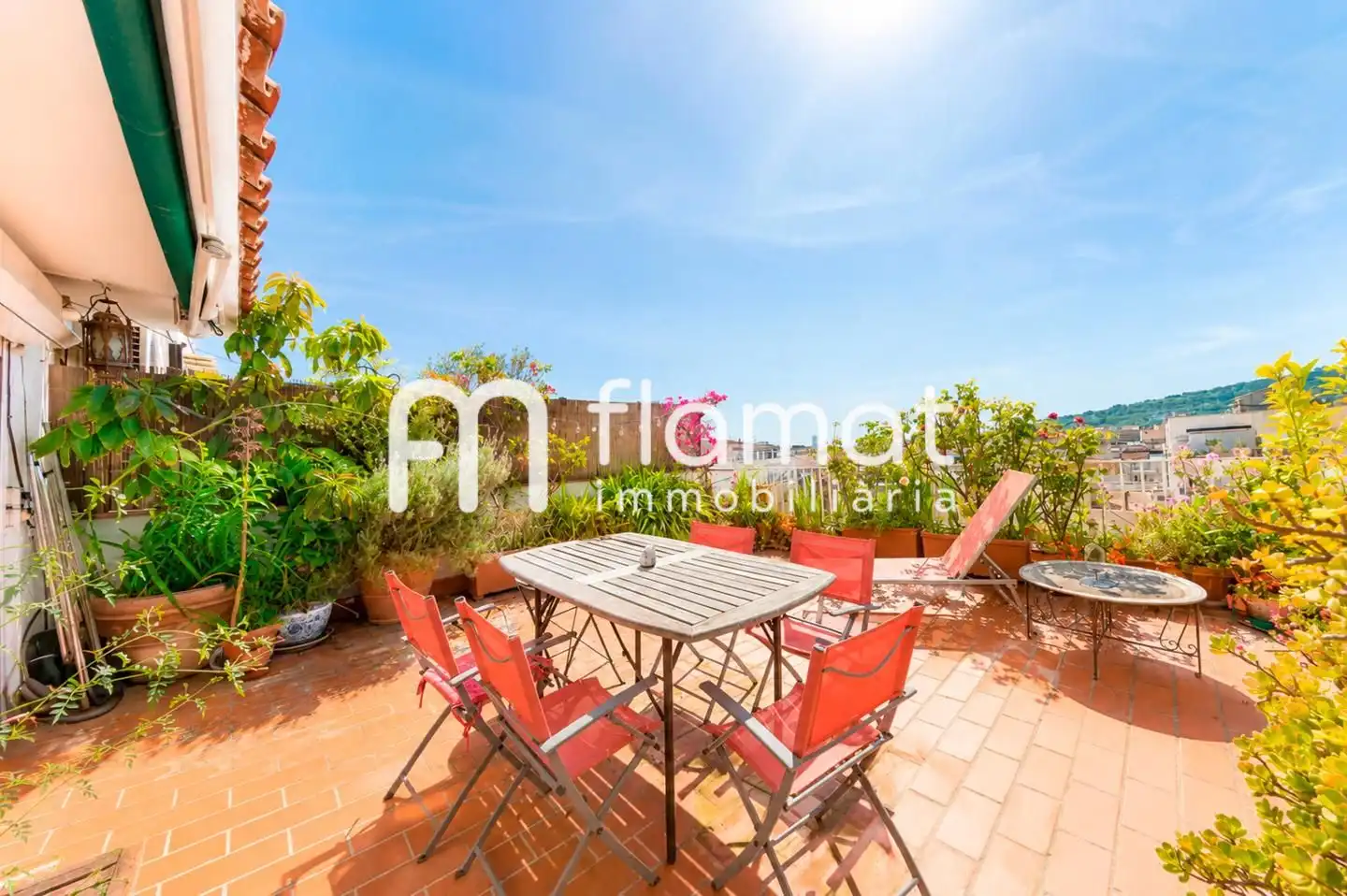 Terrace of Attic for sale in Barcelona  with Air Conditioner, Terrace and Furnished