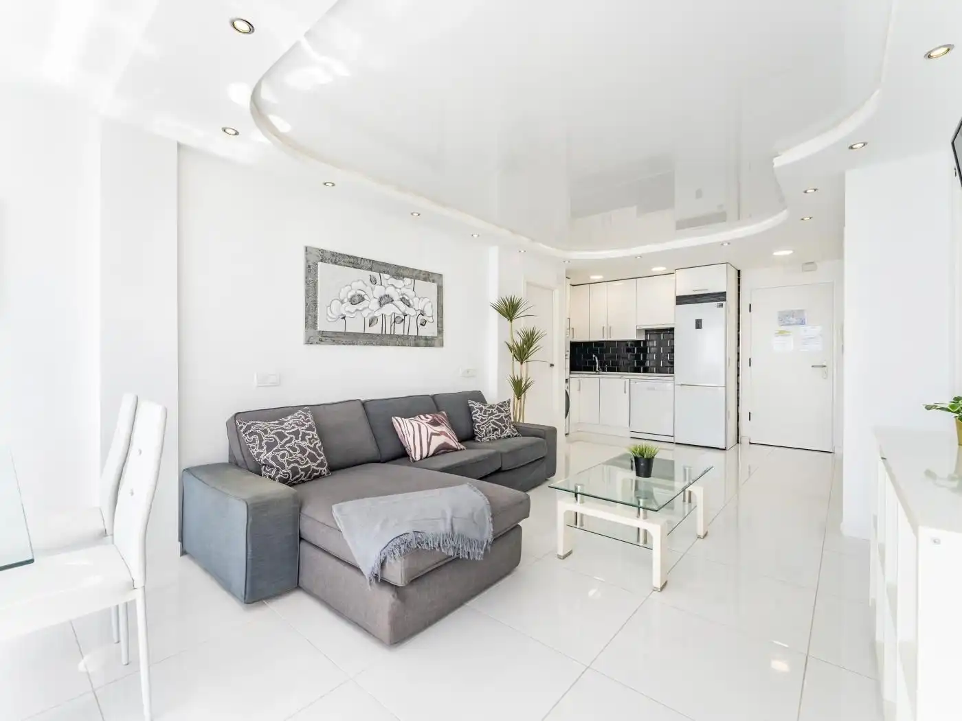 Living room of Apartments for sale in Benalmádena  with Air Conditioner, Furnished and Internet