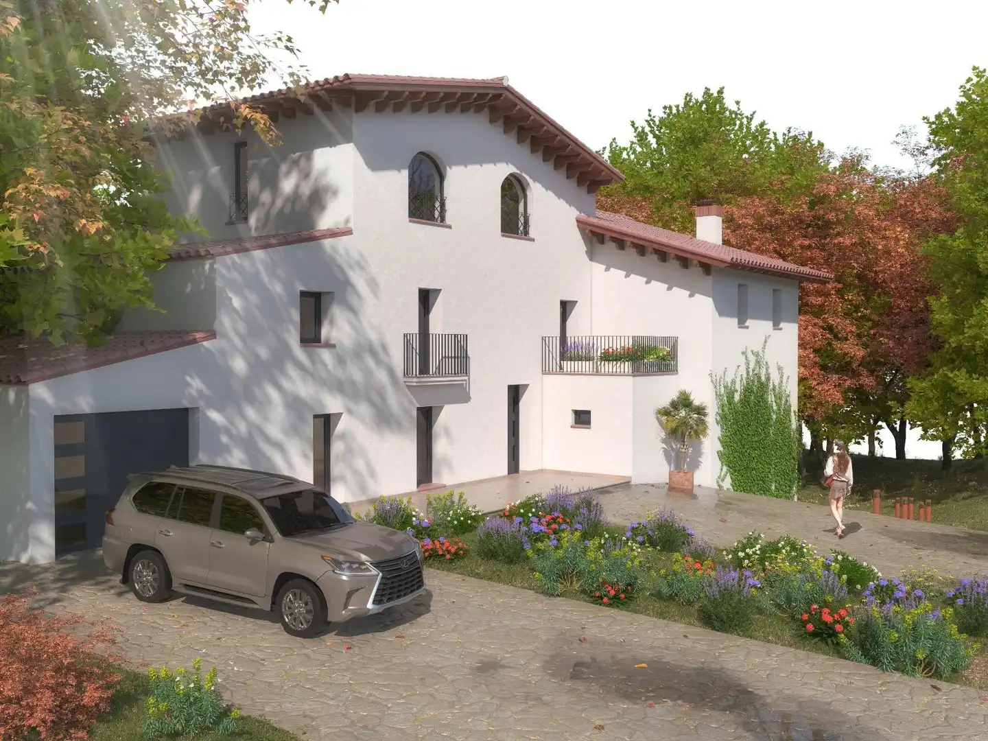 Vista exterior de Finca rústica en venda en Olot