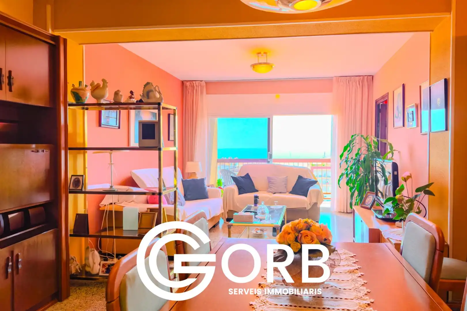 Sala de estar de Piso en venta en Mataró con Calefacción, Terraza y Balcón