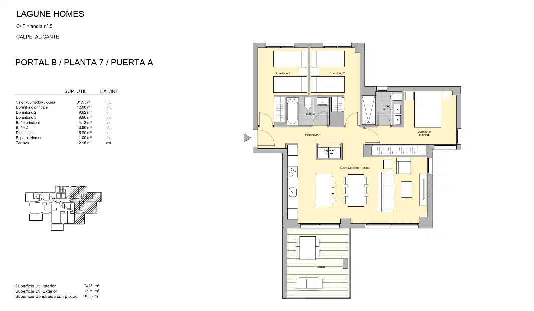 Apartment mit Pool zum Verkauf in Calle Finlandia, n5, Calp, Spain, imagen 14