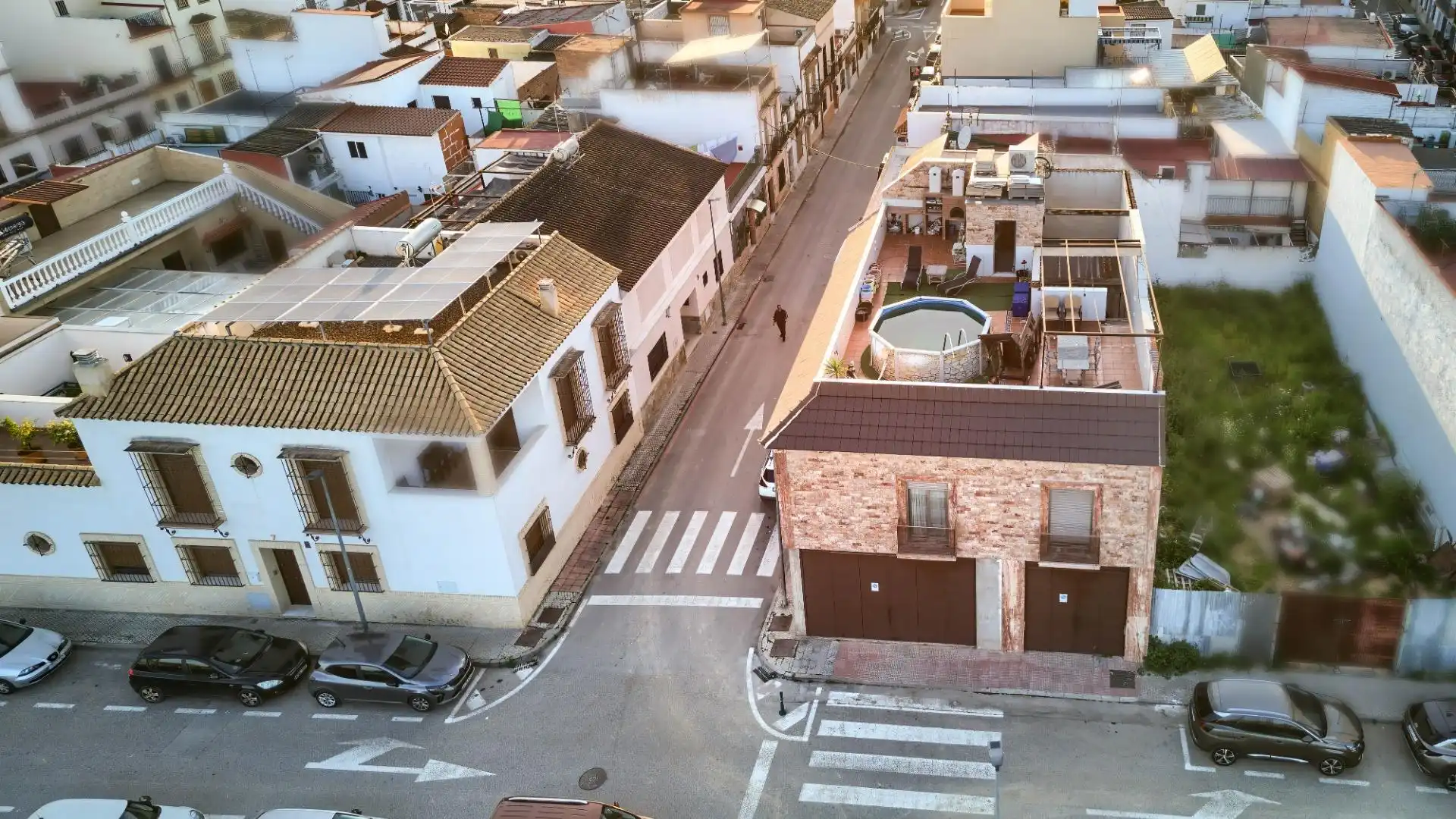 Vista exterior de Casa o xalet en venda en Bormujos amb Aire condicionat, Terrassa i Traster