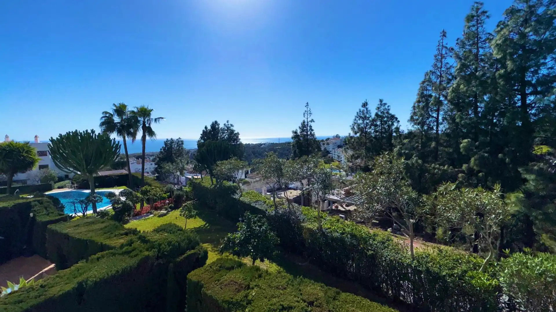 Garden of Apartments for sale in Mijas  with Air Conditioner, Terrace and Swimming Pool