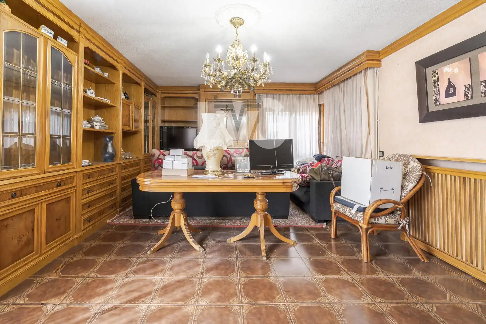 Wohnzimmer von Haus oder Chalet zum Verkauf in Fuente El Saz de Jarama mit Heizung, Möbliert und Ofen