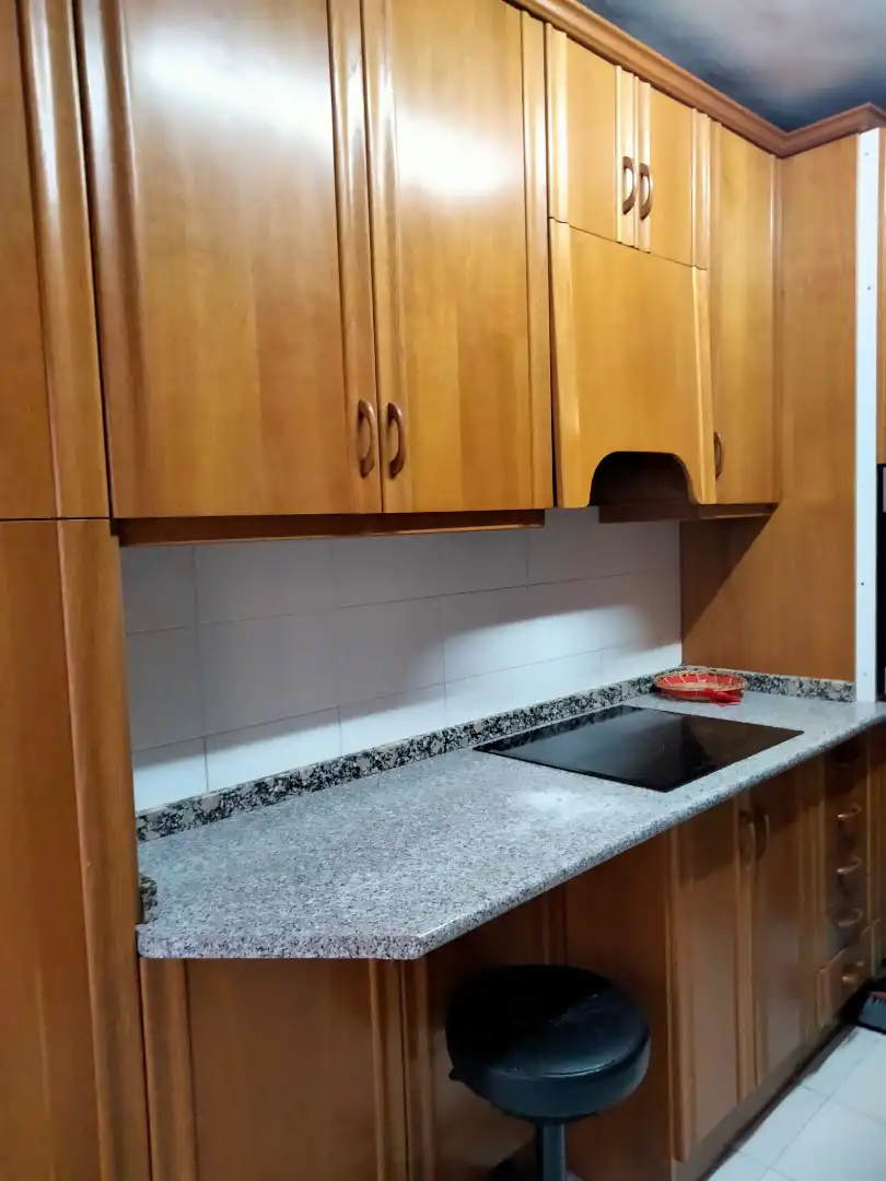 Cocina de Apartamento de alquiler en Albacete con Aire acondicionado y Amueblado