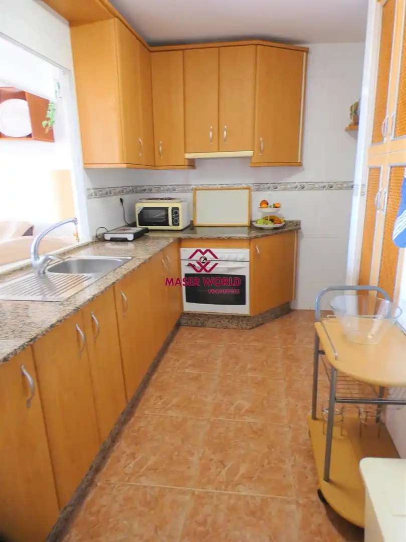 Cocina de Apartamento en venta en Mazarrón con Amueblado y Balcón